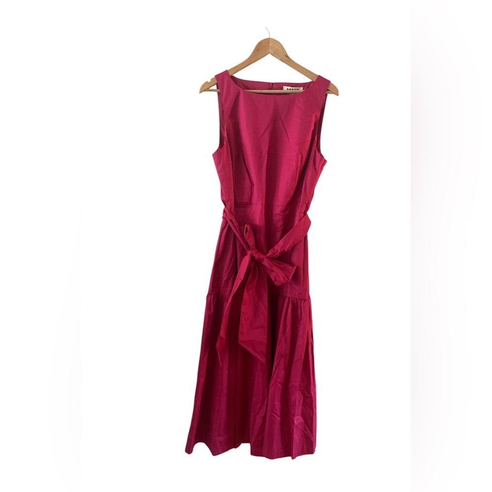 NWT BODEN Deep Tier Fit & Flare Dress size 12 color Cherry Jam - Picture 4 of 9